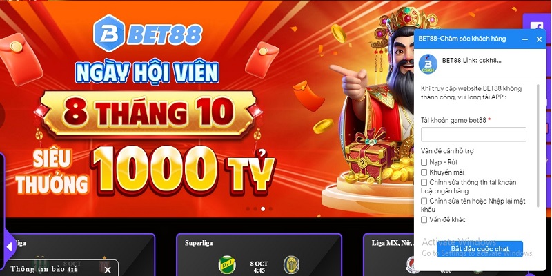 Ưu điểm từ các kênh CSKH Bet88