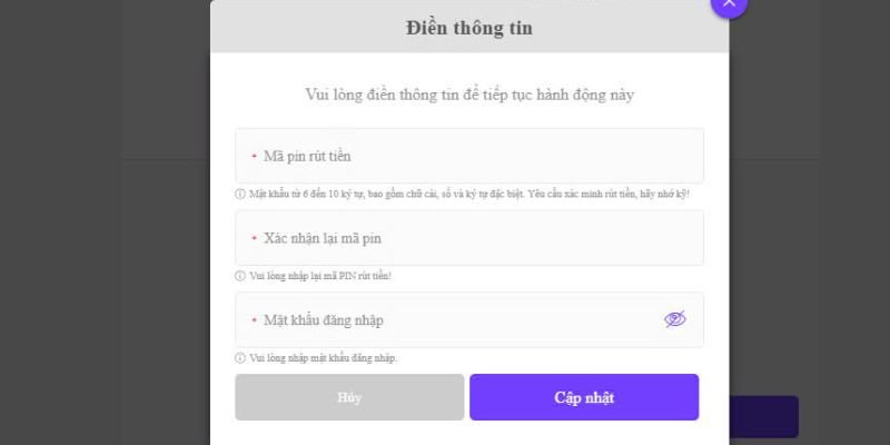 Hội viên bấm chọn hồ sơ Account và chọn rút tiền Bet88